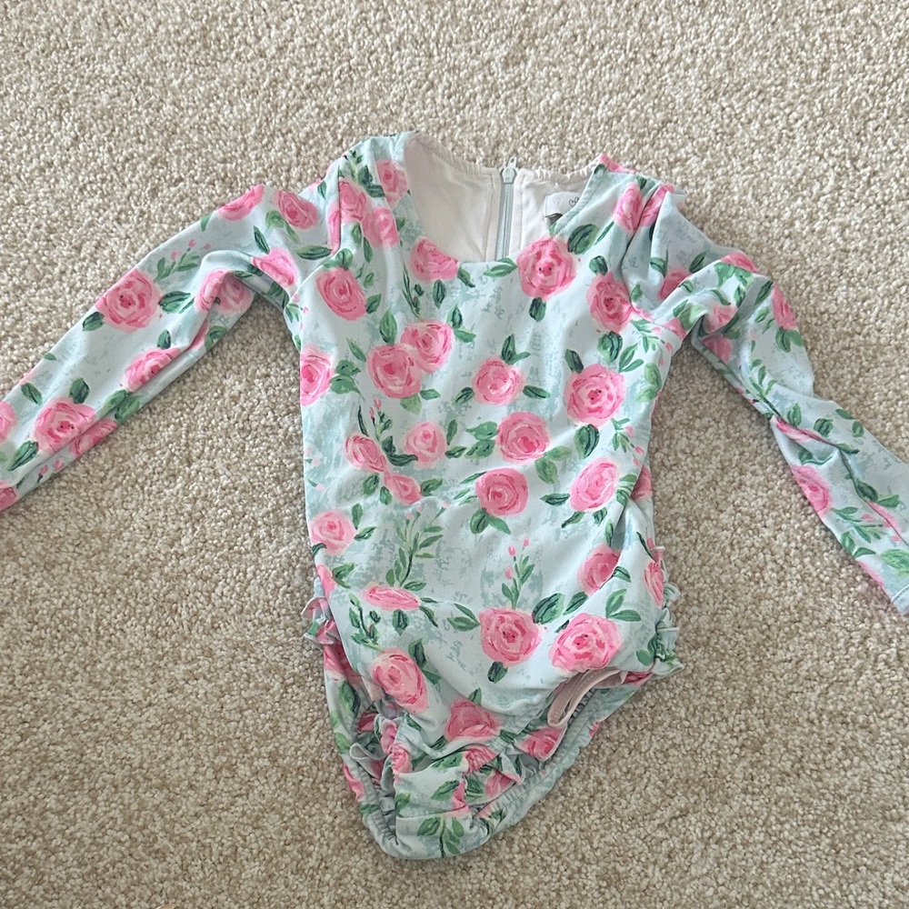 Sweet Honey 3T floral bathing suit